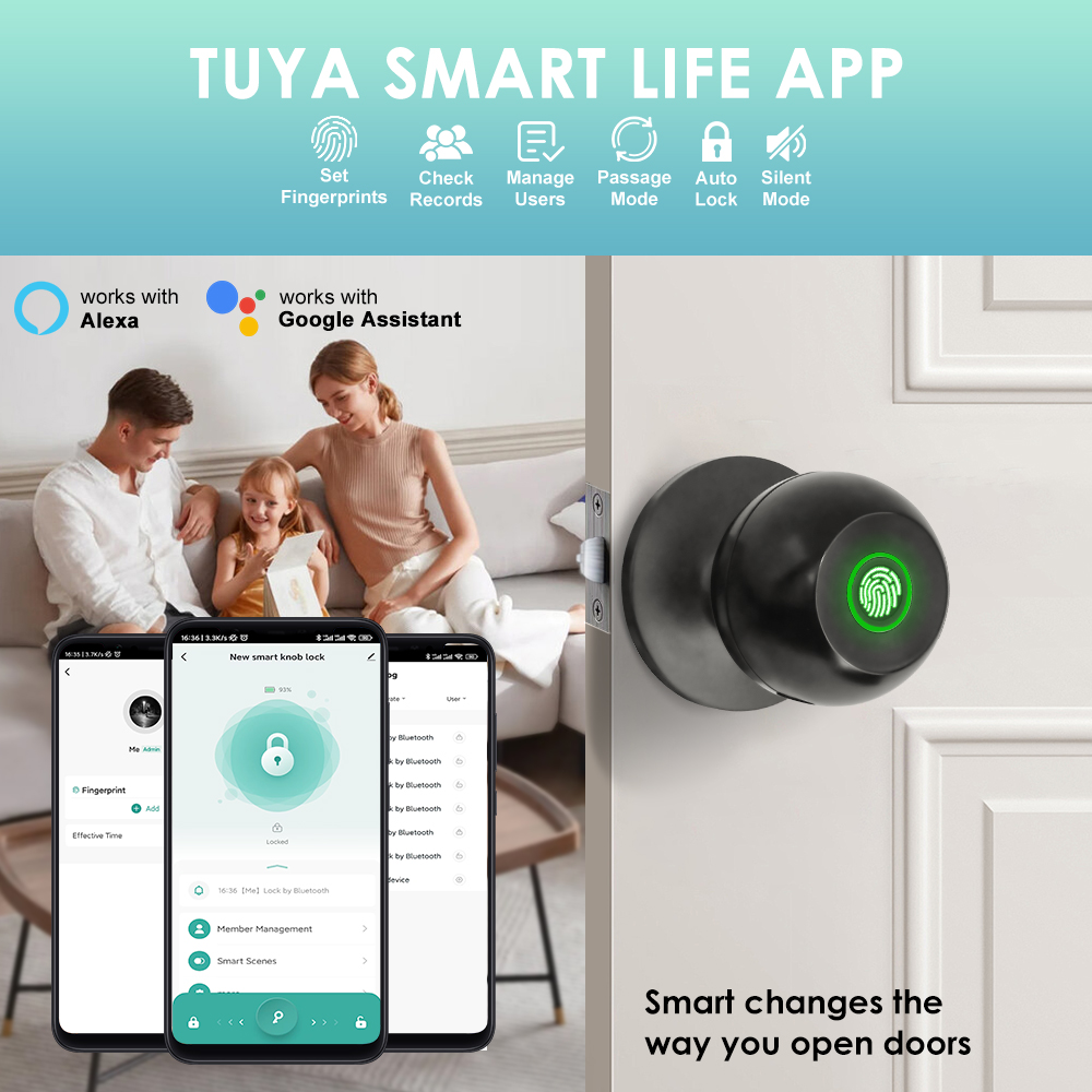Tuya قفل الباب الإلكتروني الذك - مراجعة Office Tech وسعره