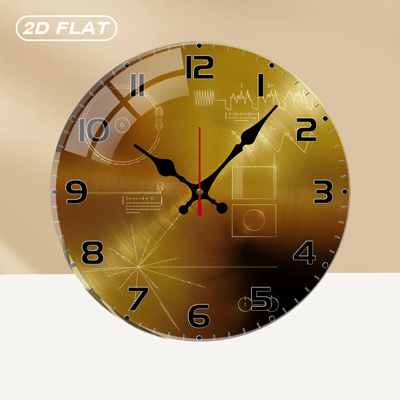 ساعة حائط أكريليك صامتة مستدير - مراجعة Tech Office Wall وسعره