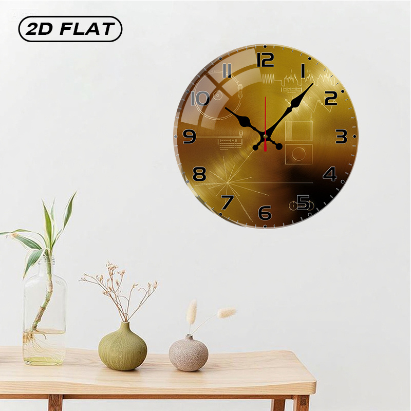 ساعة حائط أكريليك صامتة مستدير - مراجعة Tech Office Wall وسعره