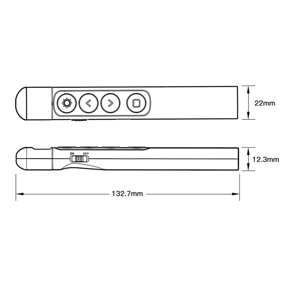 مؤشر عرض ليزر 2.4G قلم تحكم عن - مراجعة Presentation Remote Laser وسعره